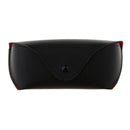 Portable PU Leather Sunglasses Pouch Soft Eye Glasses Carry Case Box, Black
