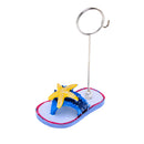 Beach Slipper Starfish Place Card Holders Wedding Table Photo Memo Number Name Clip