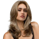 Women's Fashion Long Curly Wave Wig Natural Full Head Wigs Light Blond 22"