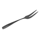 Long Term Use Stainless Steel Cocktail Meal Dessert Cake Salad Fruit Split Spoon Wedding Party Banquet Supplies Home Kitchen Cutlery Black