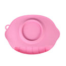 Foldable Adsorbed Design Food-Grade Silicone Baby Placemat Clean Convenient Food Mat Pink