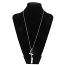 Novelty Blow Dryer, Comb & Scissors Charm Pendant Necklace Hair Stylist Gift