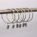 Window Curtain Clips Rings, Heavy Duty Clamps Catcher, Door Panel Shower Curtain Rings Hook