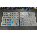 Clear Assorted Shapes Women Earring Silicone Mold for Cake Decorating, Crafting, Polymer Clay, Resin Casting,Jewelry Making Tool Moulds