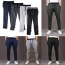 Men Fashionable Trousers Sweatpants Harem Pants Slacks Casual Jogger Dance Sportwear Clothing Black Size M