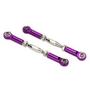 Set of 2 Pieces SLA013 Front Rear Servo Links Linkage Rod for 1/10 RC Car Toys TRAXXAS SLASH 4x4 Accessory Purple