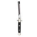 Switchblade Spring Pocket Beard Hair Comb Fold Blade Automatic Push Button