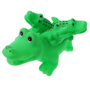 4 Pieces Cute Rubber Squeaky Crocodile Family Kids Baby Toddler Bathing Toy