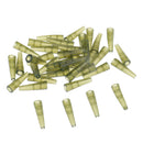 50pcs 20mm Durable Tail Rubber Cone Tubes Tail Rubber Tubes for Safety Lead Clips
