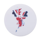 UK Map Button Badge Great Britain Map Pin-Back Badge United Kingdom Map Tinplate Badge 43mm