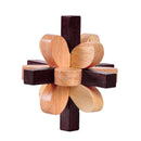 Classic Wooden Kongming Lock Puzzle Magic Brain Teaser Toy for Relaxing