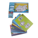 AR 3D Painting Education Game Cardboad Creative Reused Painting Theme Card