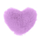 Heart Shape Stuffed Plush Throw Pillow Cushion For 1/3 Doll Toys Purple