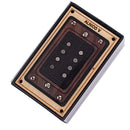 Iron Alnico 5 Humbucker Pickup Set for 4 String Cigar Box Guitar Replacement Parts