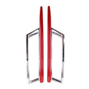 Pair Chrome Fog Light Trim Cover Garnish For Volkswagen Golf 7 MK7 2013~2015