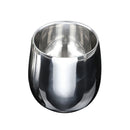 Anti-Rust Easy Clean Double -Wall Design Stainless Steel Beer Drinks Milk Juice Coffee Tea Cup Mug Curved 200ml