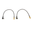 2pc CRC9/TS9 Plug to RP-SMA Female Antenna Connector External Adapter Cable 20cm