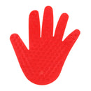 Plastic Hand Print Sensory Training Massage Equipment Kids Outdoor Game Exercise Toy - Red