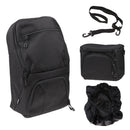 Multi-functional Large Capacity 2in 1 Camera Shoulder Bag Waterproof Backpack Laptop Case Bag Purple