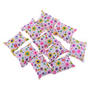 10pcs 1/6 Dollhouse Miniature Floral Cushions Pillow Sofa Bedroom Accessory Decoration