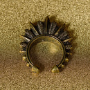 Stylish Design Exotic Flavor Open Ring Punk Style Party Accessory 7 1/2