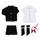 Handmade College Style Uniform Set For 1/6 Scale BJD Dolls Accessories