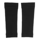 1Pair Women's Weight Loss Arms Compression Massage Shaper Sleeves Fat Cellulite Buster Wrap Belt Bands - Black