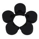 5pcs Thickness 10mm Black Rubber Clarinet Oboe Thumb Rest Cushion Pad Protector