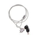 Laptop Key Lock , Universal Anti-theft Wire Retractable Lock ,Portable Safety Lock with Locking Cable for Laptop