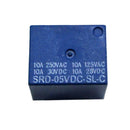 2Pieces 5VDC Electromagnetic Relay Electric Relay Power Relay 250V