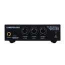 Stereo Personal Monitor Mixer 3 Channel Audio Amplifier DC 12V Portable