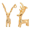 Chic 3D Christmas Reindeer Deer Charm Pendant Charms DIY Jewelry Accessories