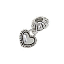 5pcs Sister Heart Love Charm Pendant For Silver Chain Charm Bracelet Necklace