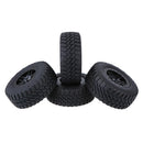4 Pieces 1/10 Short Course Truck Rubber Tire Tyres for Traxxas HSP Redcat Kyosho RC Car Accessory 110x43mm/4.33x1.69