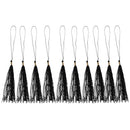 Set of Acrylic Fibers Tassels Souvenir High School Grad Gown Cap 45 CM Black