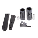 Motorcycle Carbon Fiber No Cut Frame Slider Set For Kawasaki ZX6R (13-17)