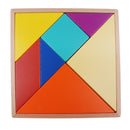 New Wooden Tangram Toy Geometrical Jigsaw Puzzle Brain Teaser Game Kids/Baby Early Learning - 22x22cm