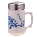 500ML Ceramic Vacuum Flask Water Bottle Chinese Coffee Insulated Cup 008