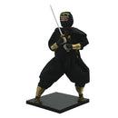 12inch Japanese Ninja Male Doll Warrior with Black Uniform Ornament Adult Collectible