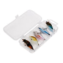 5Pcs Cicada Shape Hard Fishing Lure Artificial Insects Lures Crankbaits with VMC Hooks