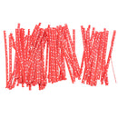 Metallic Twist Ties Love U Heart for Candy Sweet Cake Lollipop Bags Pack of 100