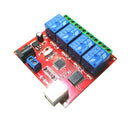 4-way 5V Relay Module Free Driver USB Control Switch PC Intelligent Control
