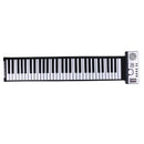 61 Key Electronic Piano Silicon Roll Up Piano Soft Keyboard Kids Education