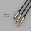 3.5mm Jack AUX Audio Mic 2 Male To 1 Female Splitter Cable Earphone Adapter