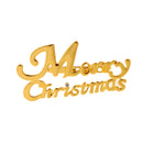 Women Jewelry Party Merry Christmas Letter Clothing Accessories Brooch Pins