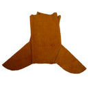 Welding Spats Cowhide Heat &Abrasion Resistant Welding Boot Protectors Welding Shoe Cover, Brown