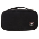 Travel Cable Organizer Cases Electronic Accessories Storage Bag for Headset Black