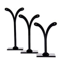 3 Pieces Acrylic Jewelry Tree Display Earrings Necklace Hanging Stand Holder