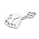 Girl Favour DIY Accessories BEST FRIEND Heart-shaped and Key