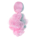 Dolls Wig Ice Cream Curly Hair with Head Scalp Shell Kit for 12inch RBL Blythe Takara Custom Accessories